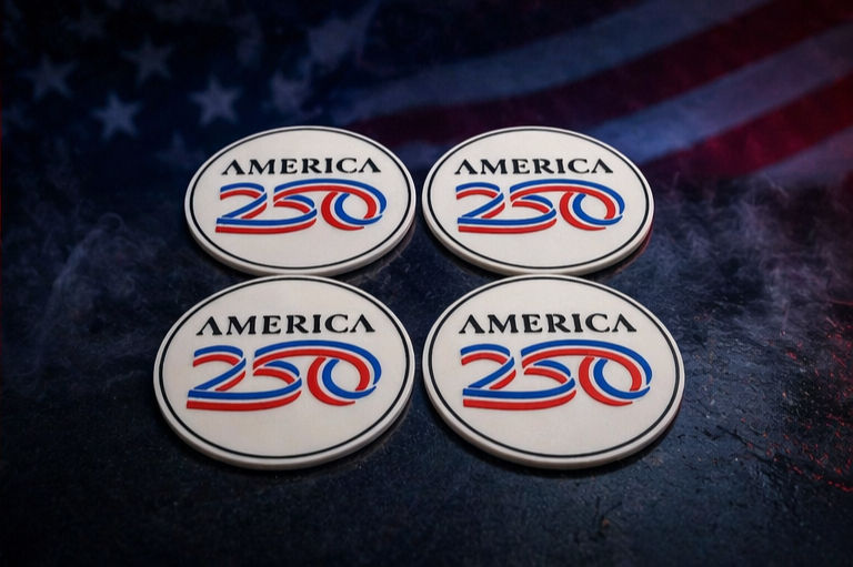 Thumbnail: Set of 4 America Coasters