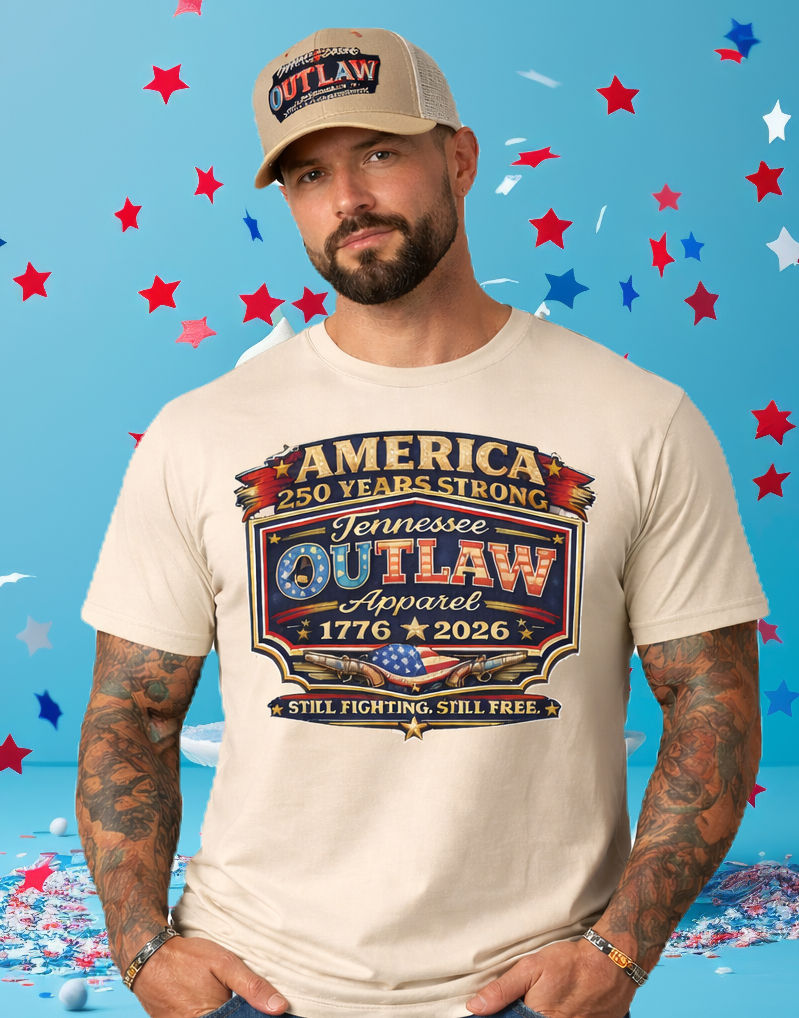 Thumbnail: Tennessee outlaw apparel tribute to 250 years of America