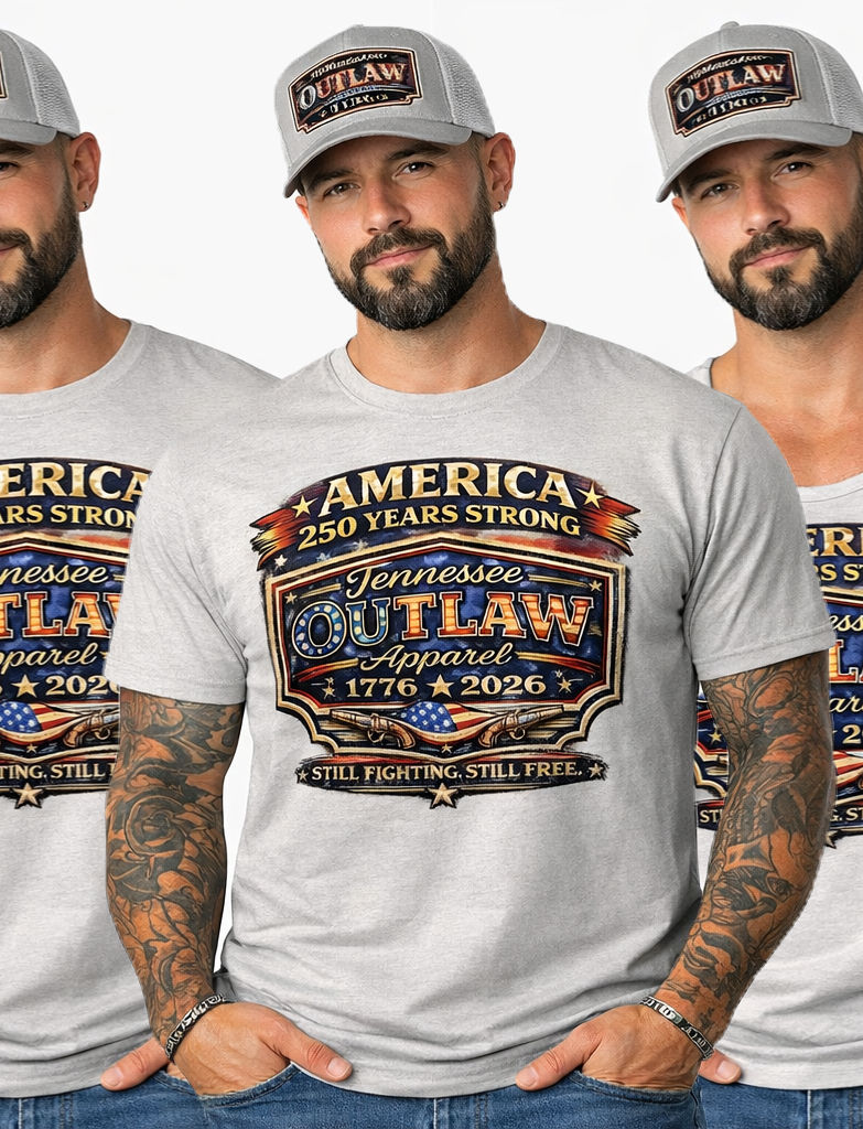 Thumbnail: Tennessee outlaw apparel tribute to 250 years of America