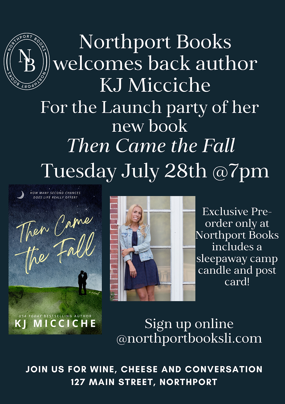 KJ Micciche "Then Came The Fall" Launch Party - Northport Books