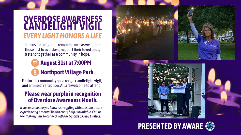 Overdose Awareness Candelight Vigil