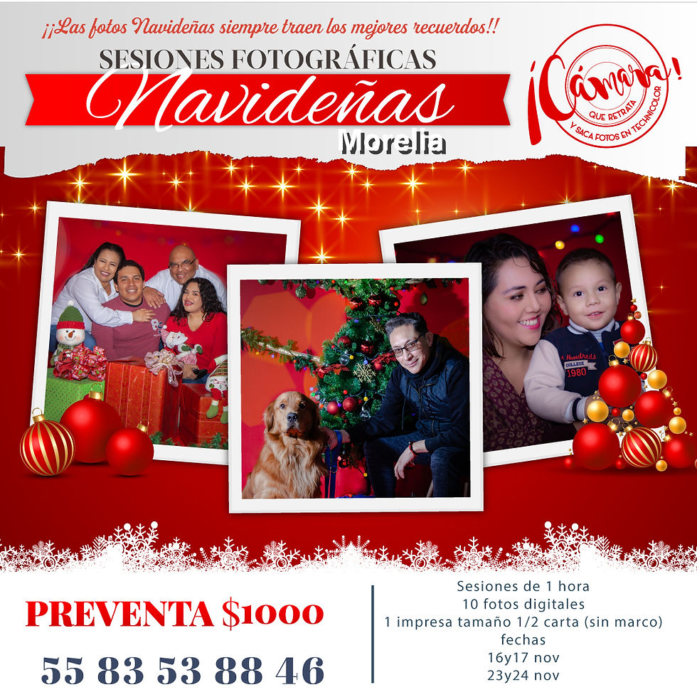 SESIONES FOTOGRÁFICAS NAVIDEÑAS