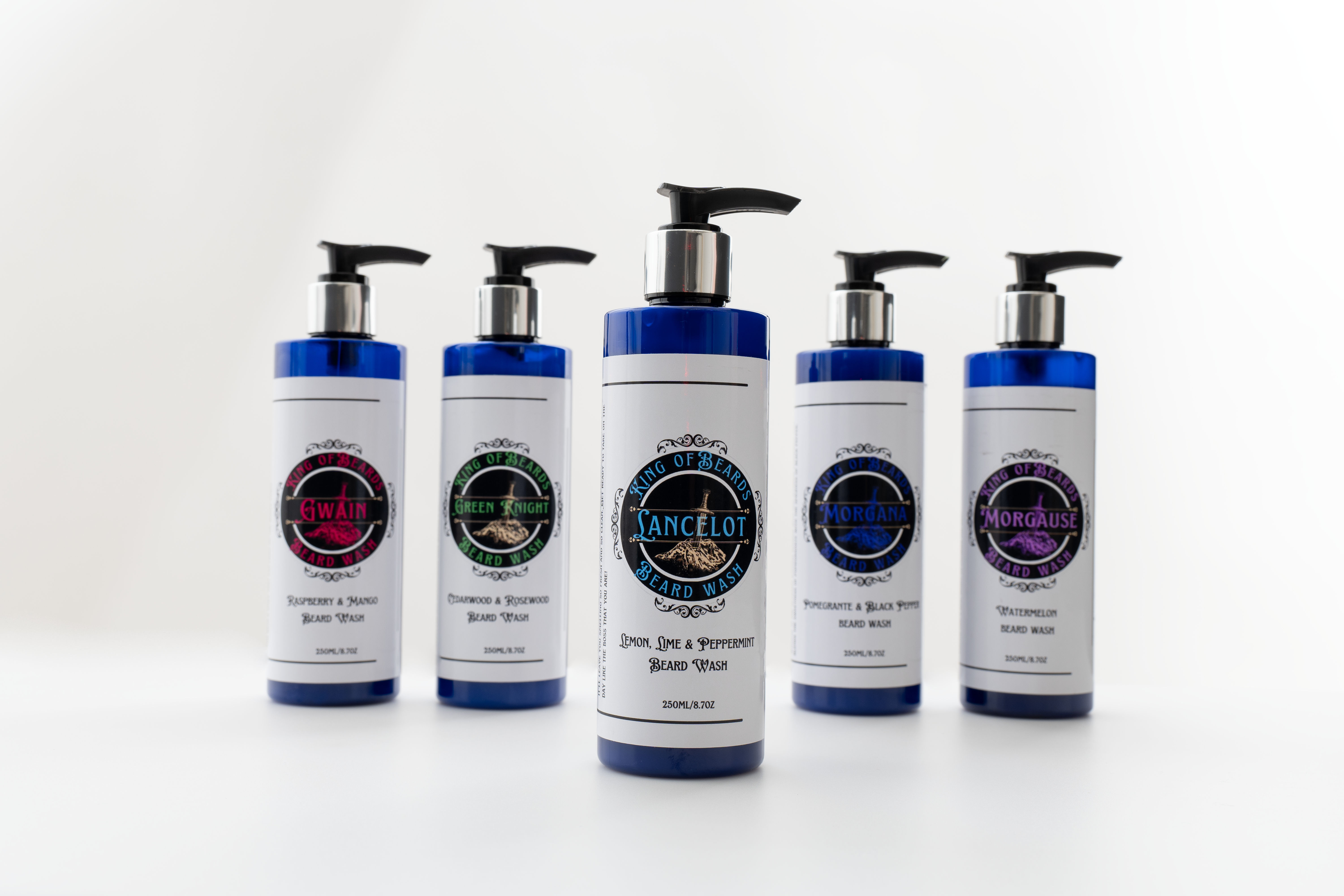 Lancelot -Lemon, Lime  & Peppermint beard wash