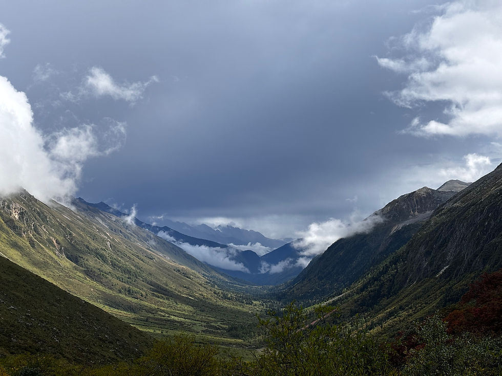 Descente direction Kangding