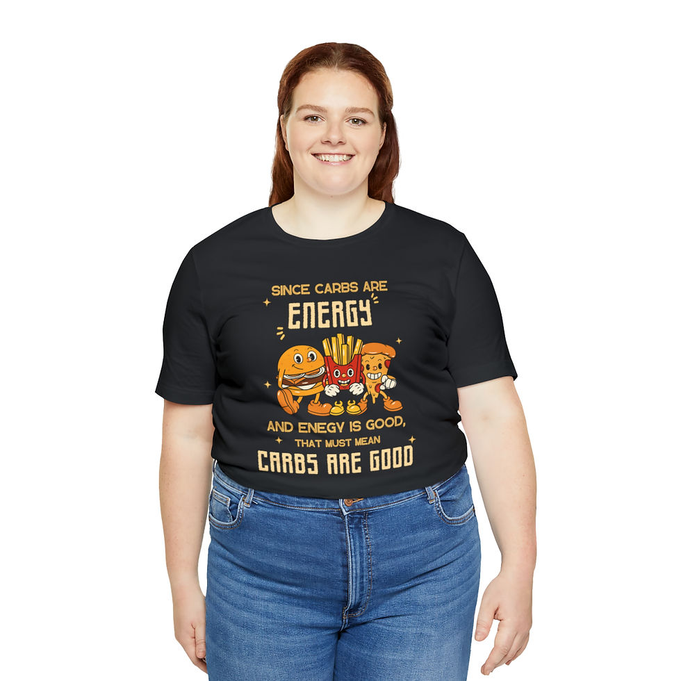 Thumbnail: Carbs are Good Unisex Jersey Short Sleeve Tee