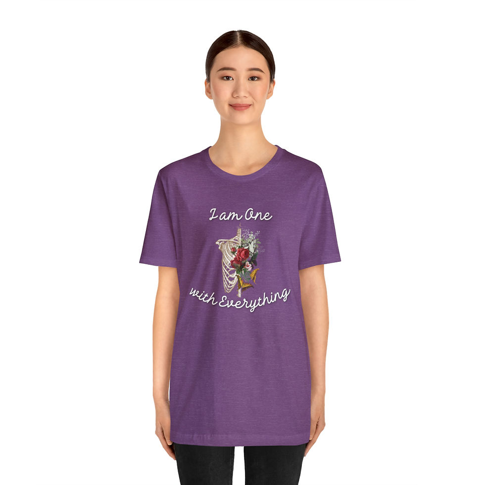 Thumbnail: I AM One with Everything Unisex Jersey Short Sleeve Tee