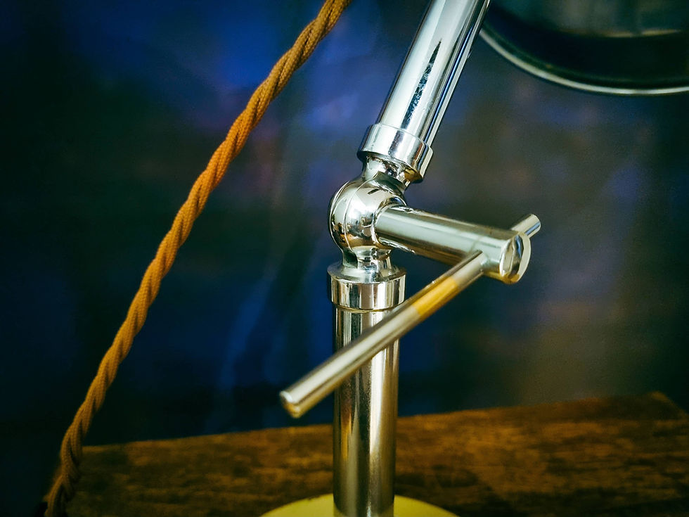 Thumbnail: Upcycled Rare Vintage Articulated Heat Lamp Desk/Table Lamp