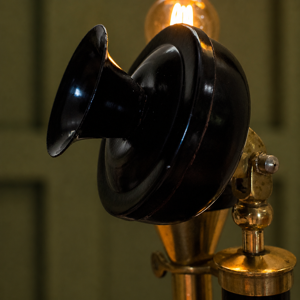 Thumbnail: Vintage candlestick telephone