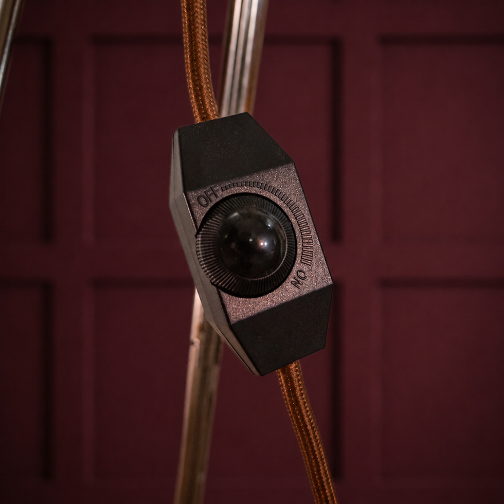 Thumbnail: Vintage fabric cable with inline dimmer switch