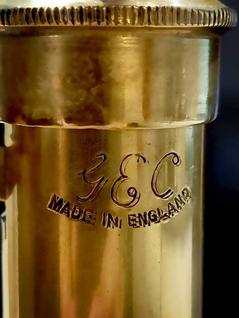 Thumbnail: Vintage Brass GEC Candlestick Telephone Upcycled Lamp