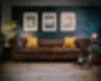 The finished project - our beautiful board and batten panelled wall