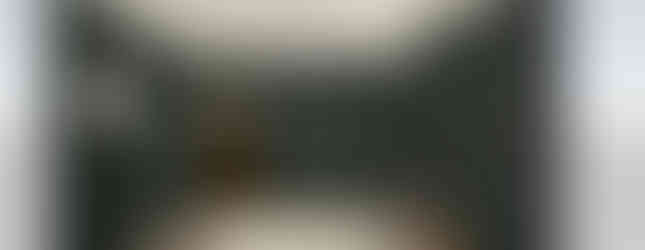 Victorian style dining room empty