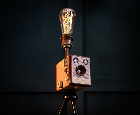 LAMPE DE SÉCURITÉ UTILITAIRE VINTAGE KODAK MODÈLE C filtre ambre LAMPE DE SÉCURITÉ UTILITAIRE VINTAGE KODAK MODÈLE C filtre ambre