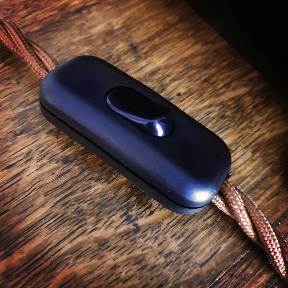 Thumbnail: Inline switch with vintage braided cable