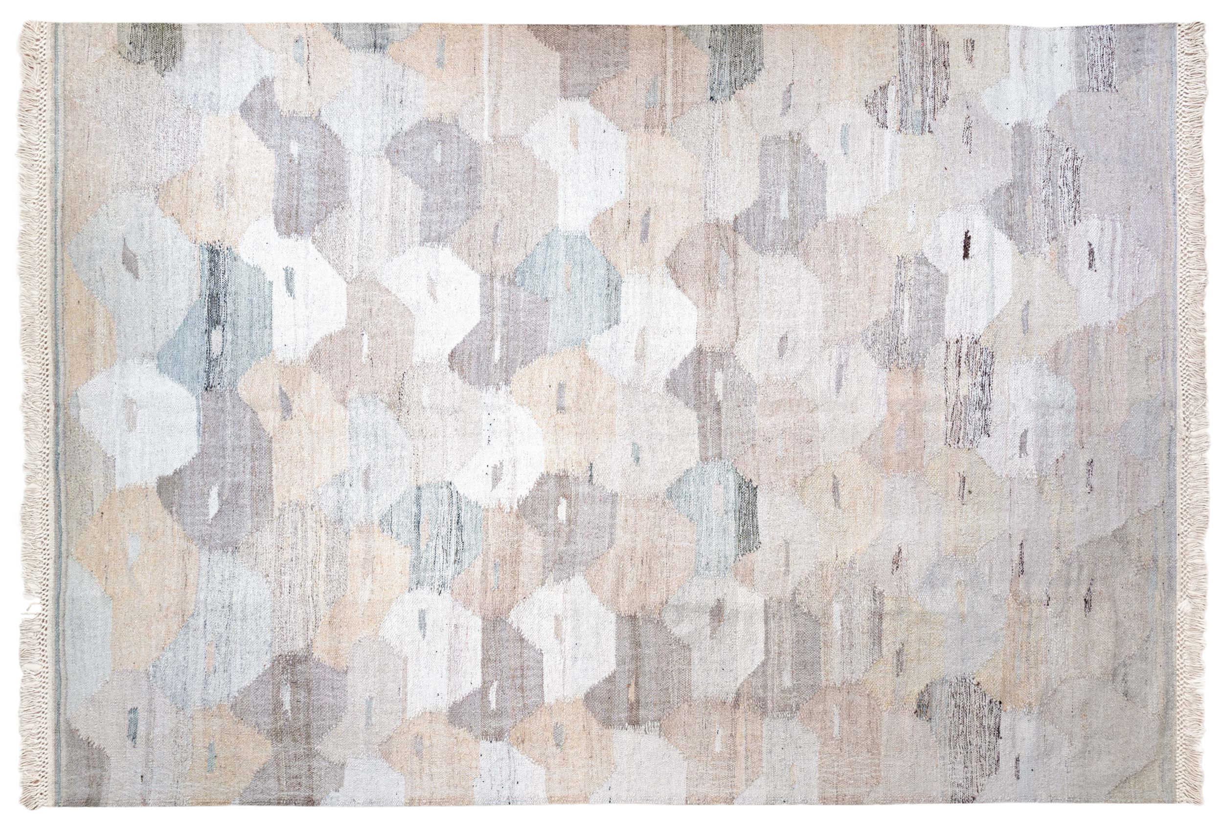(HWK1) Hand woven flat woven kilim with wonderful texture and colours