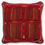 Thumbnail: Antique French linen and hand embroidered Indian textile cushion