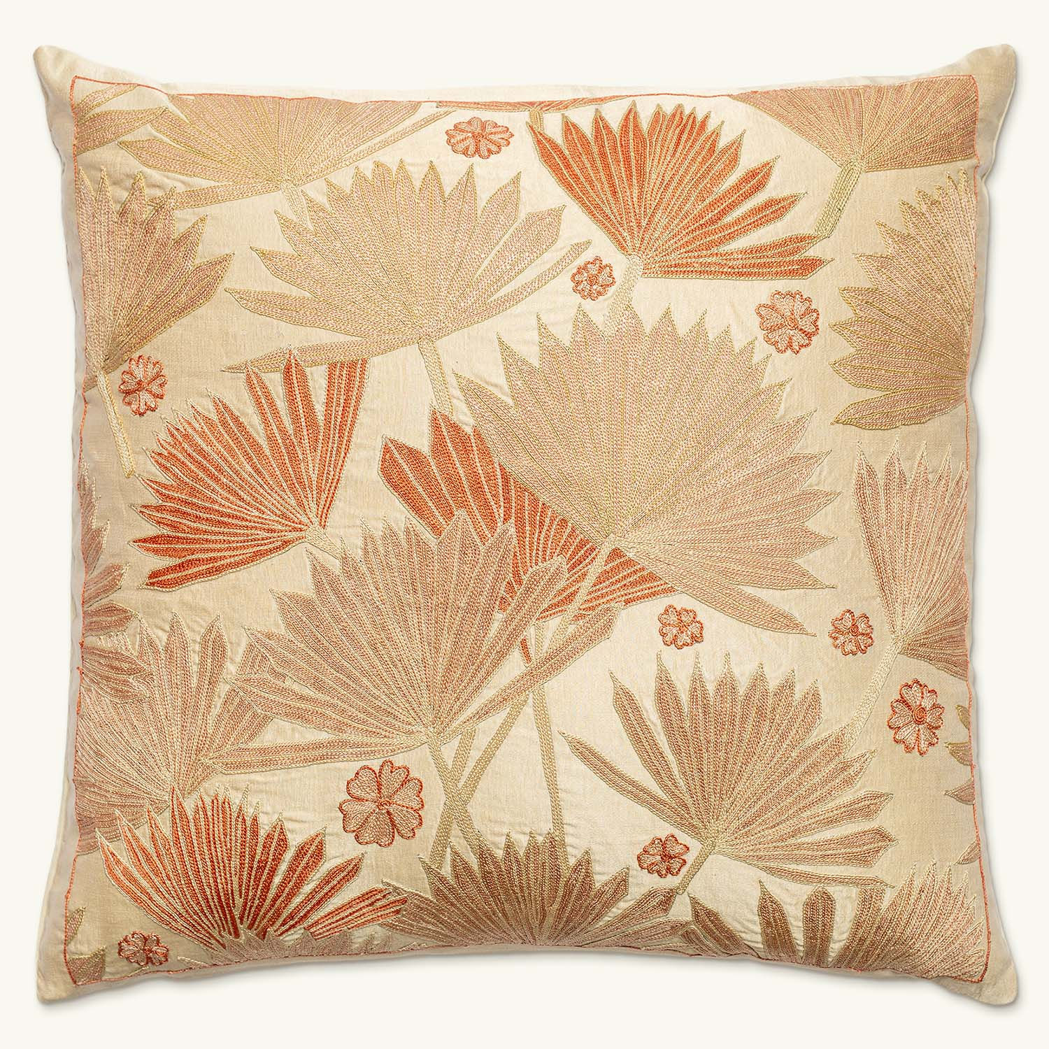 Suzani cushion with papyrus motifs