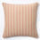 Thumbnail: 20"/ 50cm square Ticking in Apricot/Olive cushion