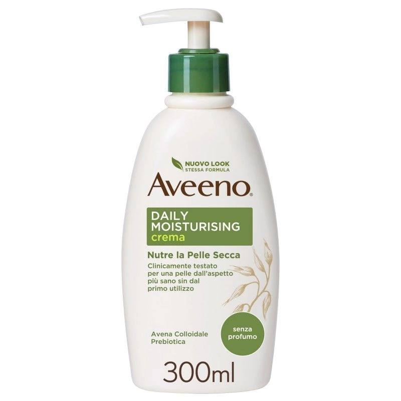 Aveeno lenitivo idratante crema corpo nutriente lenitiva pelli sensibili 300 ML