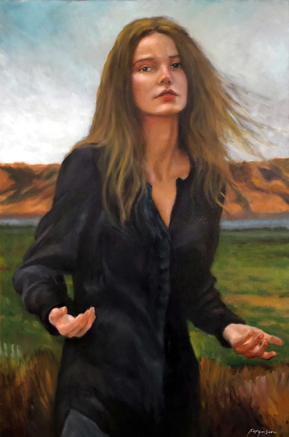 image of 2nd Place Oil/Acrylics - Irina by Richard Ferguson