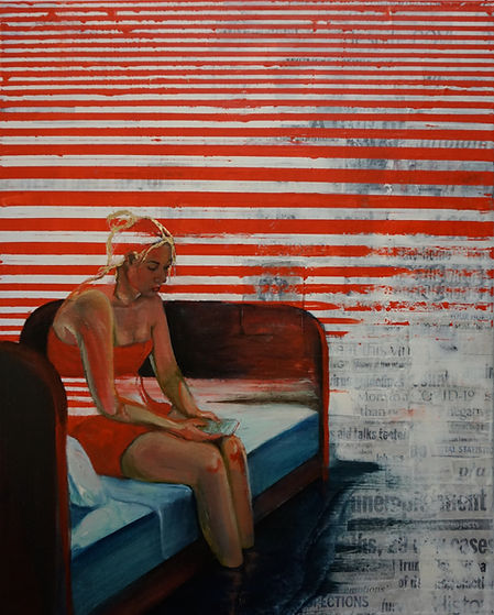 Kelsey Birsa, 'Adrift', Mixed Media, 24x