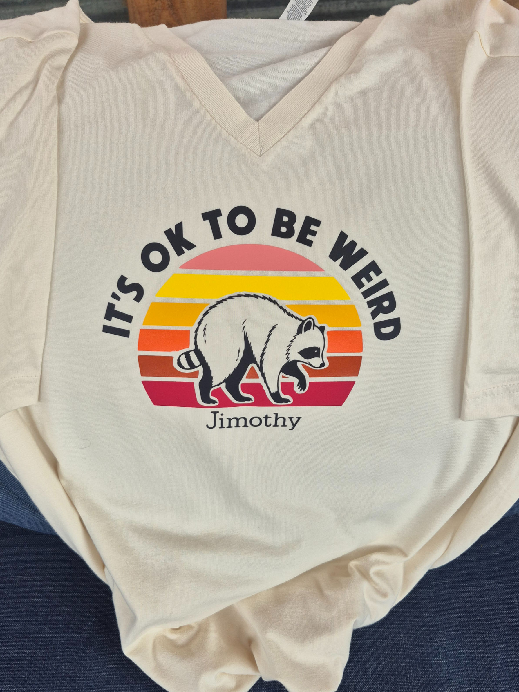 Retro Jimothy — “It’s OK to Be Weird” T-Shirt