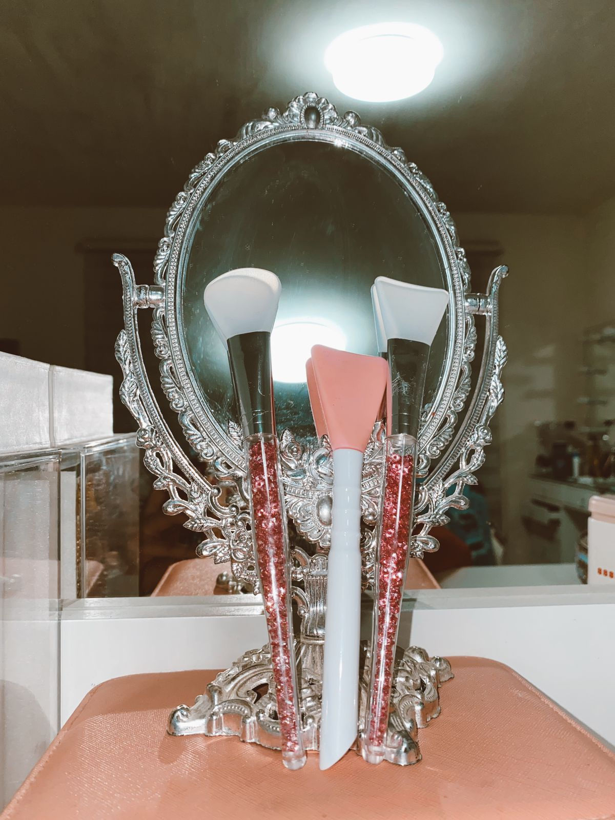 Espátula de silicona.