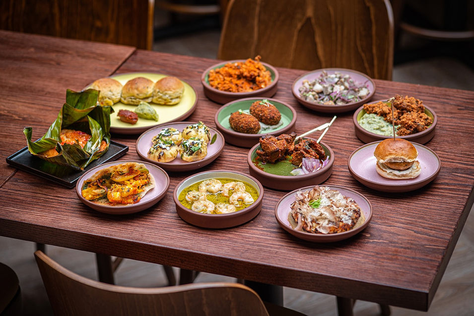 assorted small plates picture