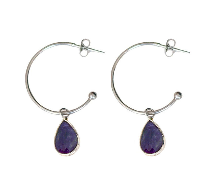 Miniaturbild: Creole Silber «Mix & Match» Amethyst