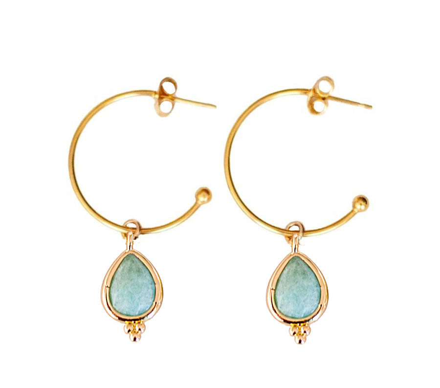 Miniaturbild: Creole Gold «Mix & Match» Boho Amazonit