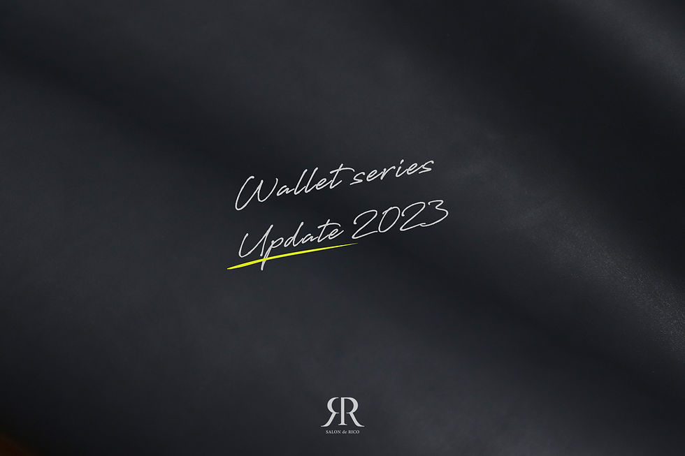 新ウォレットシリーズ完成しました