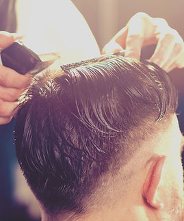 Barber Cutting Hair