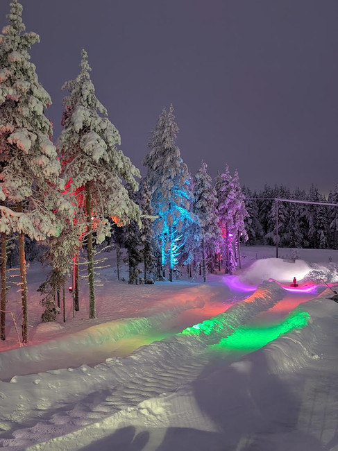 Karting sur glace Laponie