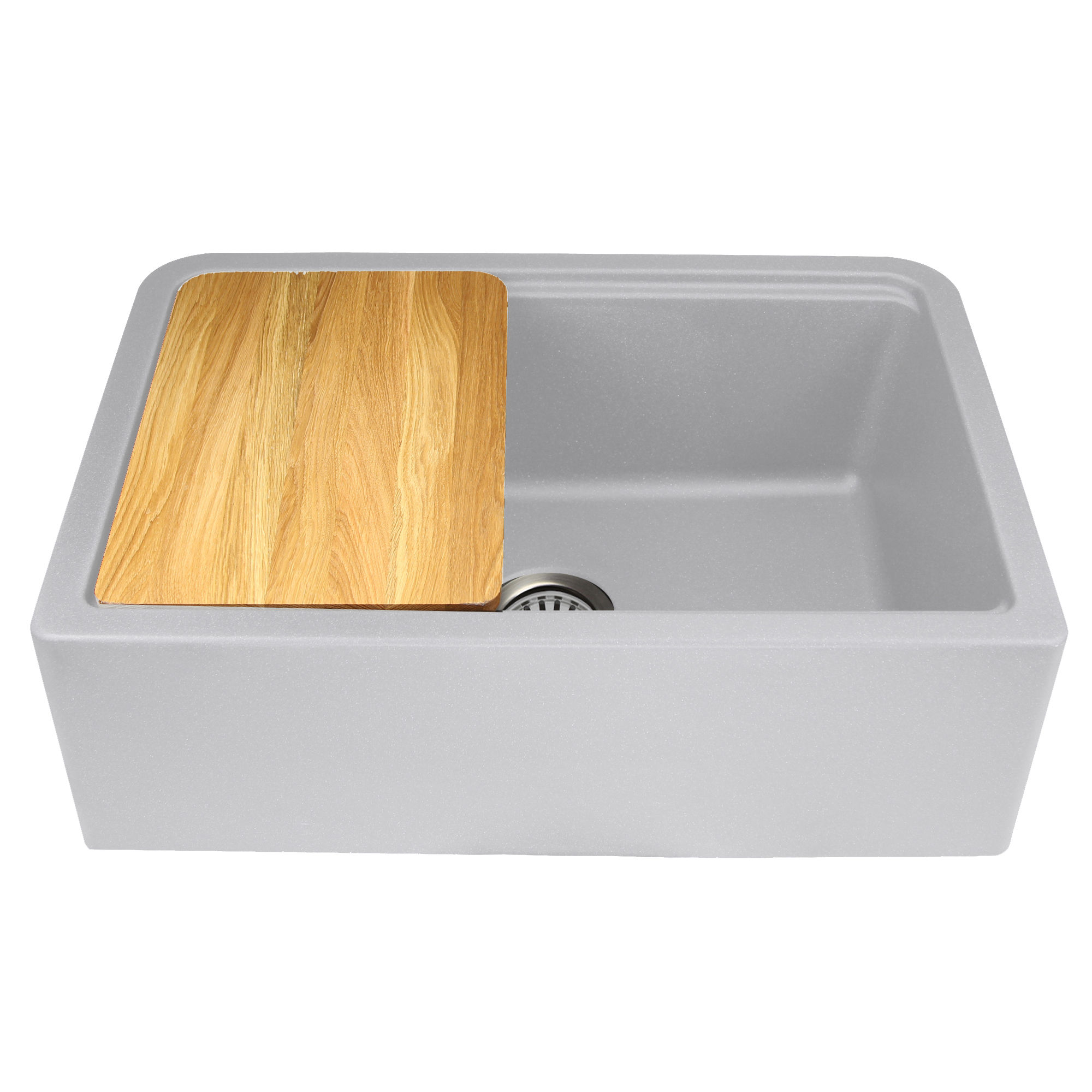 29.75-inch Granite Composite Workstation Farmhouse Sink -Reversible