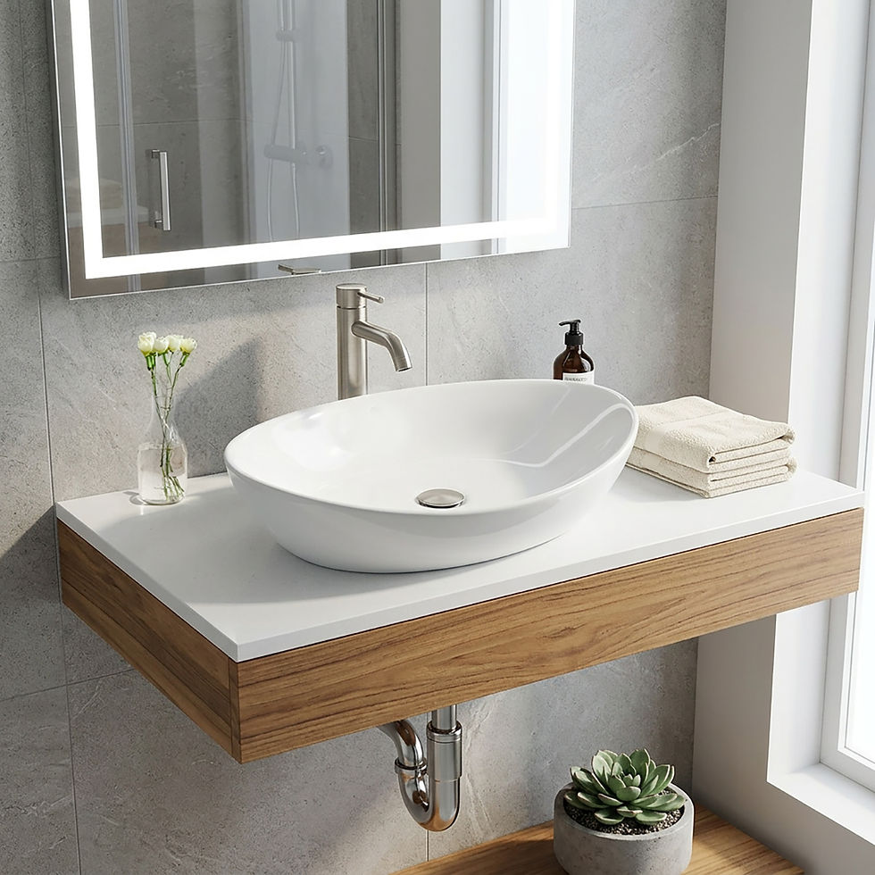 Thumbnail: Brushed Nickel Umbrella Drain For Bathroom Sinks - No Overflow