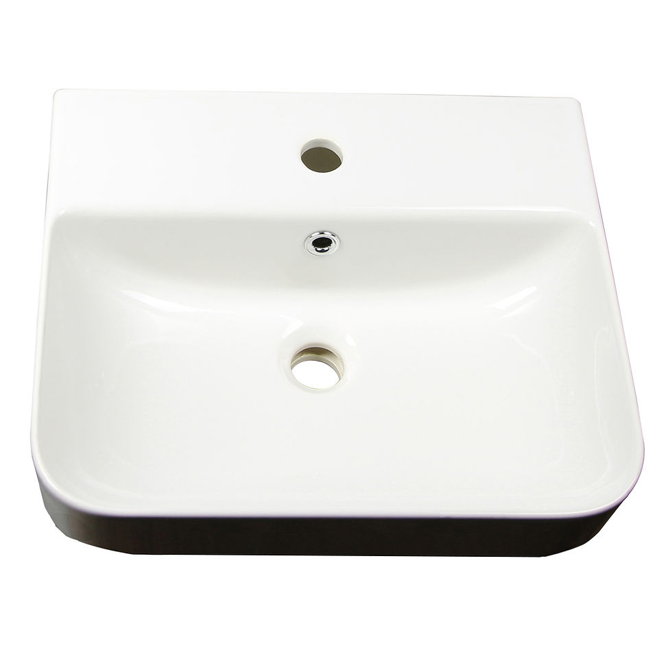 Thumbnail: High Shine Single Door Floor Vanity - White