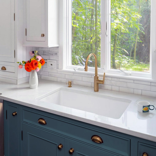 30-Inch Dual-mount Fireclay Sink HP-UMFC30 | HighpointCollection