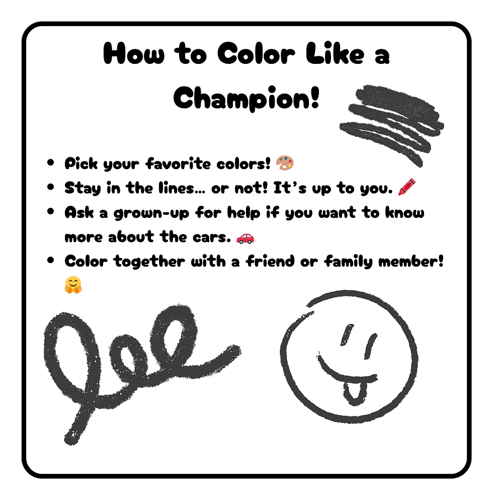 Thumbnail: Zoom! Fast Cars Coloring Book