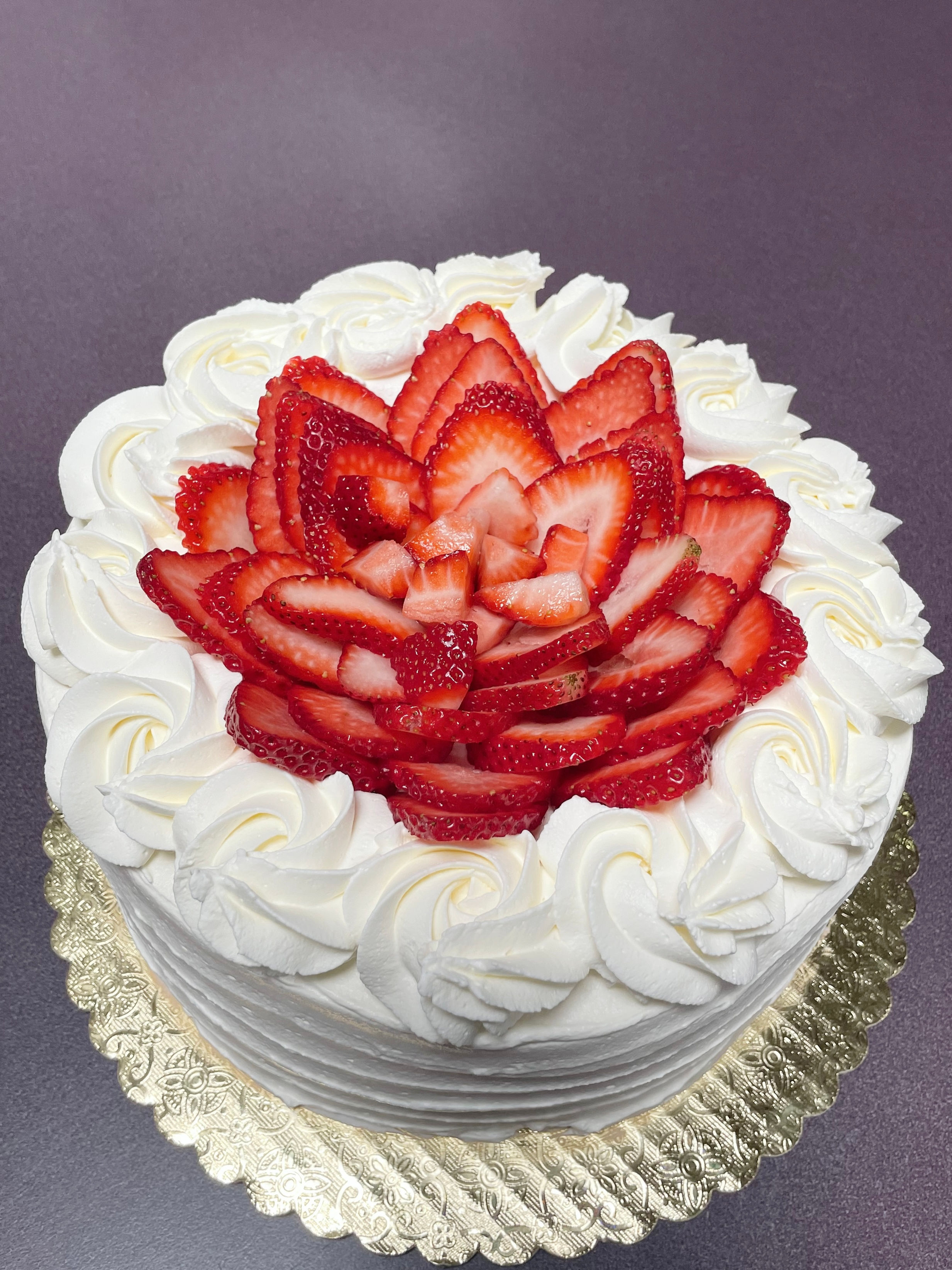 Eggless Strawberry Shortcake 