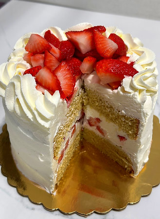 Whole wheat strawberry shortcake