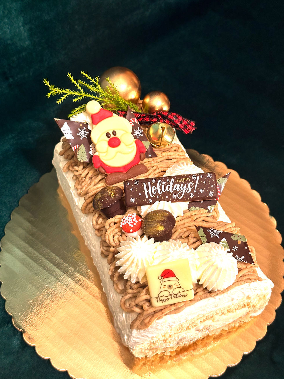Happy Holiday Mont Blanc Buche de Noel