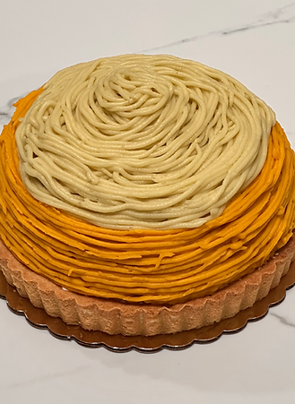 Kabocha pumpkin and satsuma sweet potato Tart