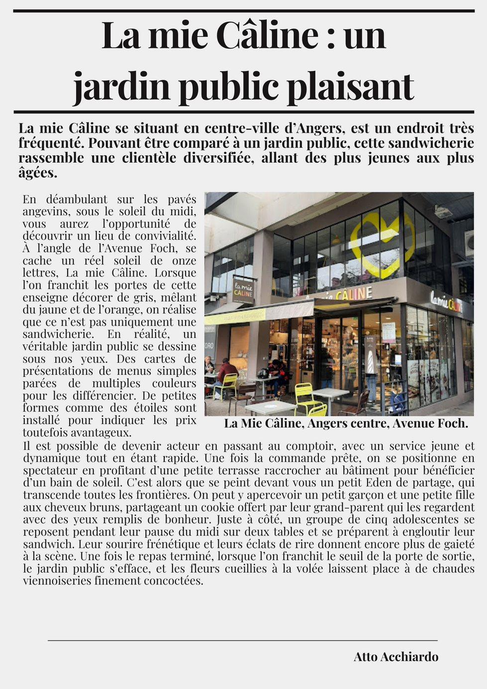 Papier d'ambiance Atto Acchiardo