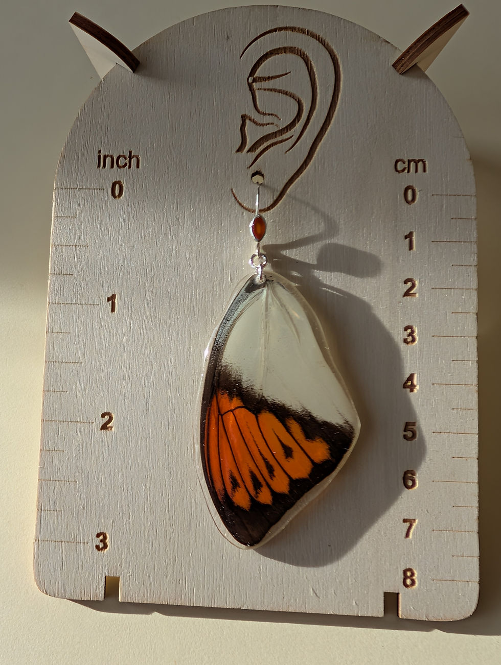 Thumbnail: Carnelian Butterfly Earrings