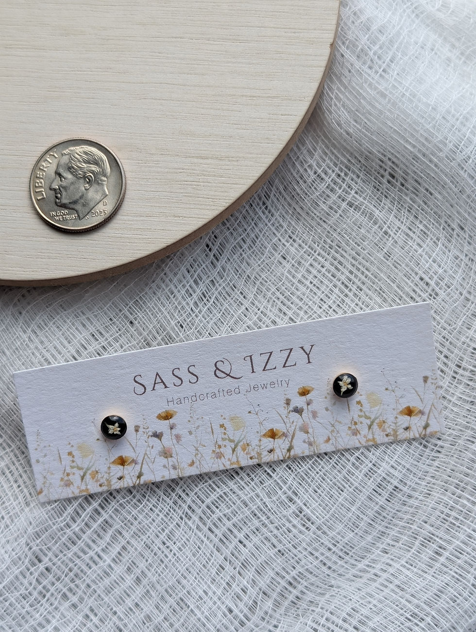 Thumbnail: Micro Lace Flower Studs