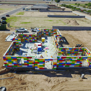 Concrete Lego Like Home