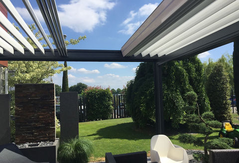 Lamellendach der Firma Wiedespan