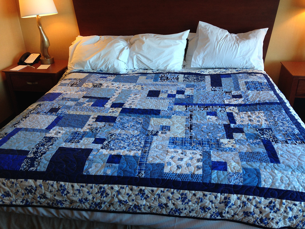 Thumbnail: Carolina Tarheel Custom Quilt ($150 deposit required)