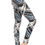 Thumbnail: Yoga Style Banded Lined Tie Dye Printed Knit Legging With High Waist