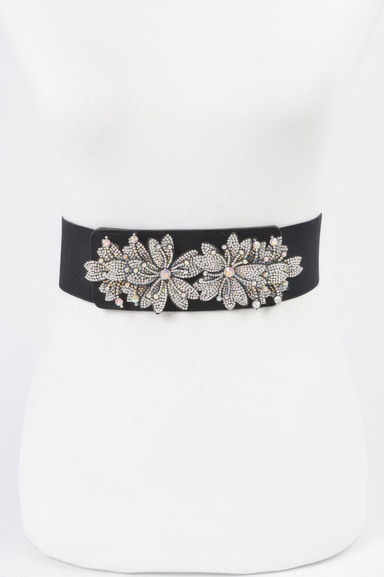 Ab Stone Flower Elastic Belt
